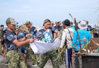 Karya bakti prajurit Yonarmed 11 Kostrad 