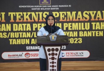 Plh Kepala Divisi Pemasyarakatan Sri Yusfini Yusuf