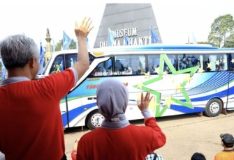Bus mudik gratis Pemprov Jateng 