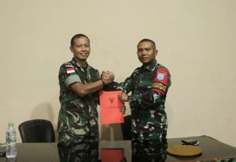 Serah Terima Pos Satgas Perbatasan 