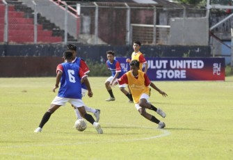 Seleksi pemain Tim Nasional U-17 di Kota Manado, Sabtu (29/7)