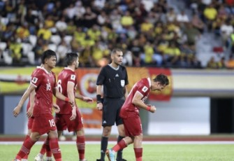 Skuad Timnas Indonesia saat melawan Brunei Darussalam di leg ke 2, Selasa (17/10)