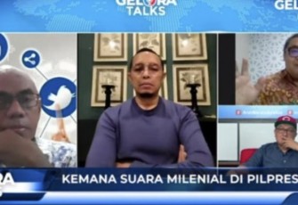 Diskusi Gelora Talk Partai Gelora Indonesia, Jakarta, Rabu (15/11)