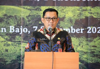 Indra pada acara Workshop Integrasi Pengelolaan Keuangan Berbasis Elektronik (SAKTI) dan Koordinasi Penatausahaan dan Pertanggungjawaban Pengelolaan Keuangan Negara Tahun 2023 di Hotel The Jayakarta Suites Komodo, Nusa Tenggara Timur, Kamis (7/9/2023).