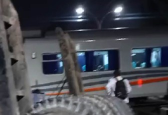 KA 112 Brantas relasi Pasar Senen-Blitar pasca terjadi kecelakaan 