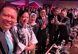 Bamsoet saat menghadiri pembukaan KTT ASEAN ke-43 oleh Presiden RI Joko Widodo, di JCC Senayan, Jakarta, Selasa (5/9/23).