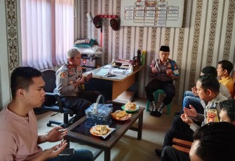 Polsek Jajaran Polres Kepahiang saat Turut Laksanakan Kegiatan Pembinaan Rohani dan Mental