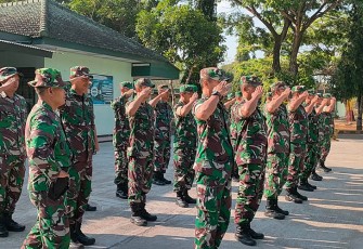 Kodim 0801/Pacitan Protapkan Latihan PBB dan Defile