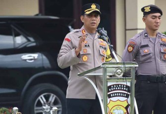 Sat Samapta Polres Kepahiang Laksanakan Latihan Dalmas