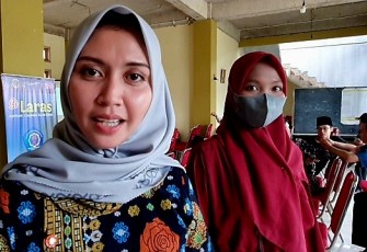 Salah satu petugas Pantarlih Desa Ngagel, Dukuhseti