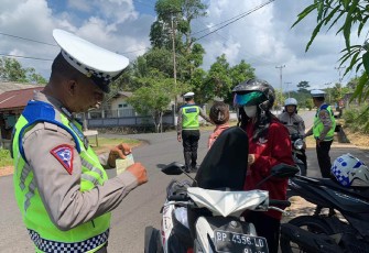 Hari ke 5 Operasi Seligi Satlantas Polres Lingga