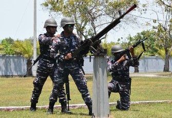 Lantamal XI Melaksanakan Uji Terampil Glagaspur P-1 dan P-2 Tahun 2023