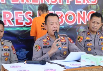 Polres Lebong saat press release