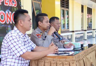 Polres Lebong saat press release