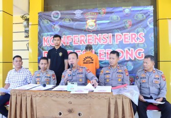 Polres Lebong saat press release