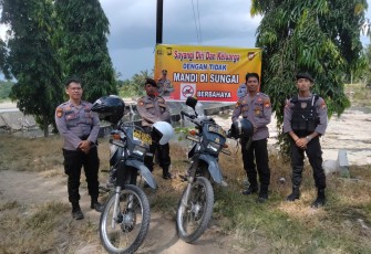 Polres Bengkulu Selatan, Kerahkan Personel Patroli Motor ke Lokasi Wisata di Seginim 