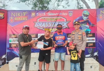 Event Kapolsek Open Grasstrack 2023 di Giri Mulya Sukses Digelar