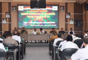 Dandim 0727/Karanganyar bersama Forkopinda melaksanakan Rapat Koordinasi persiapan TMMD Reg ke-117 