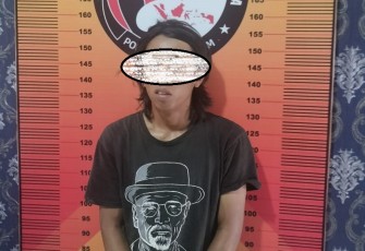 Pelaku Saat Diamankan 