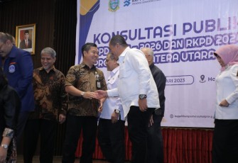 Wakil Bupati Asahan Ikut Konsultasi Publik RPD dan RKPD Provinsi Sumatera Utara