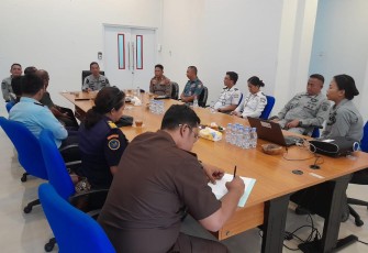 Coffee Morning dalam rangka mempererat silaturahmi dan melanjutkan hubungan kerja sama dengan Instansi Terkait di Bidang Maritim. Acara berlangsung di Kantor Stasiun Bakamla Bitung, Selasa (20/6/2023). 