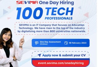 Education Technology “SEVIMA” Buka Lowongan 100 Talenta IT