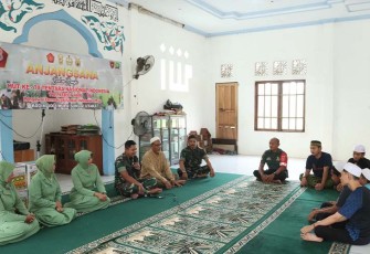 Kodim 1001/HSU-BLG Anjangsana ke Panti Asuhan Budi Harapan
