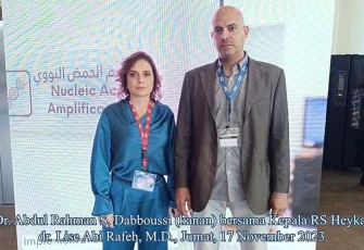 Ketua PPWI bidang Hubungan Internasional, Dr. Abdul Rahman Salem Dabboussi saat Hadiri Konferensi Medis RS Haykel Lebanon