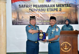 Lanal Cilacap Ikuti Safari Bintal Terpadu 