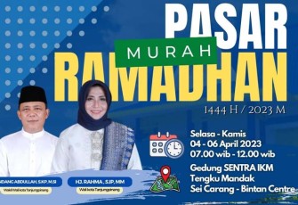 Disdagin Tanjungpinang Gelar Pasar Murah