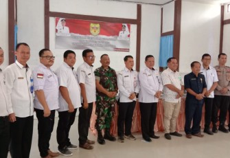 Danramil 1016-08/Kahut saat Hadiri Musrenbang RKPD Tingkat Kecamatan 