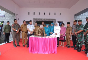 Gedung Kantor Kecamatan Pulau Rakyat di Resmikan Bupati Asahan