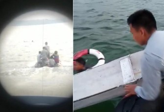 Proses evakuasi korban 