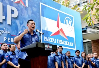 AHY, dalam konferensi pers di kantor DPP Partai Demokrat, Kamis (12/1).