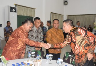 Wadan Lantamal V Hadiri Pisah Sambut Komandan Korem 084/Bhaskara Jaya 