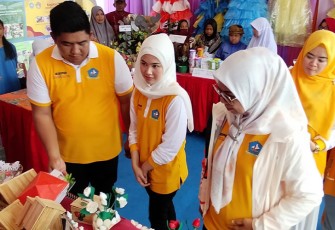 Bupati Roby saat Buka Expo Bintera dan Temu Karya Desa