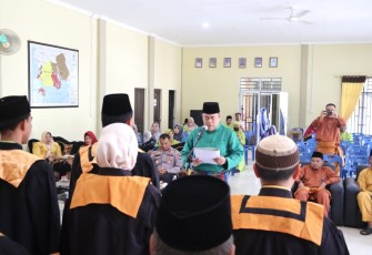 Sekda Kabupaten Bintan Ronny Kartika Lantik Dewan Hakim STQH Ke XII 