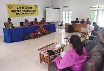 Jumat Curhat Polsek Bintan Timur