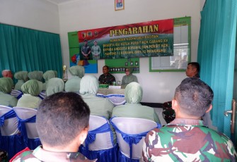Dandim 0801/Pacitan Tekankan Jaga Keharmonisan Dalam Rumah Tangga