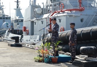 Pangkoarmada III Pimpin  Acara Penyambutan dan Penerimaan di Papua Barat Daya