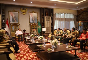 Dandim 0418/Palembang Hadiri Launching 11 Tim Tanggap CSIRT Kabupaten dan Kota 7 Perguruan Tinggi