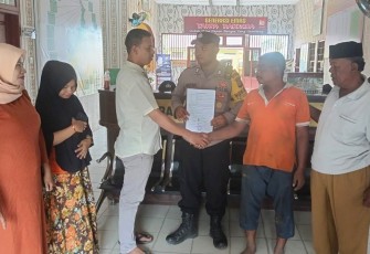 Kapolsek Pantee Bidari Selesaikan Kasus Penganiayaan Ringan Melalui Restorative Justice