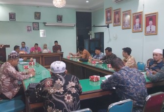  Lapas Kelas III Suliki menggelar rapat teknik pembentukan pengurus Ponpes Lapas di Aula VIP Sarilamak Kemenag 50 Kota.