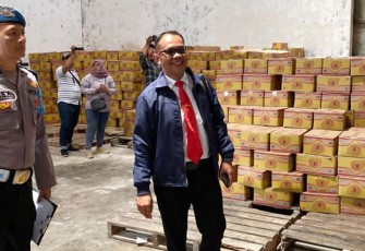 Satgas Pangan Polresta Bengkulu saat Sidak Stok MinyaKita 