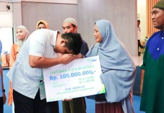 Bupati Bintan Roby Kurniawan menunjukkan aksi nyata terhadap semangat kolaborasi yang digaungkannya. Kali ini semangat tersebut dituangkan dalam kesejahteraan masyarakat yang menyentuh pada lansia hingga kaum disabilitas