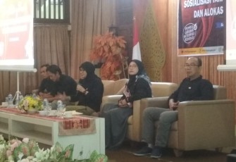 Rapat Sosialisasi Tahapan, Daerah Pemilihan (Dapil) dan Alokasi Kursi Pemilu 2024, di kawasan, Karangpandan, Karanganyar