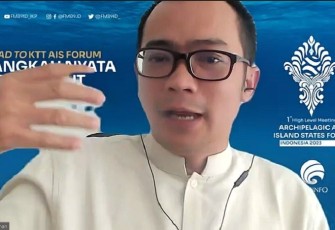 Peneliti Universitas Padjajaran yang juga menjadi perwakilan Indonesia pada AIS RnD Conference 2023, Alexander Muhammad Khan, dalam Forum Merdeka Barat (FMB9) Road to KTT AIS FORUM 2023 bertajuk "Langkah Nyata Kelola Laut" yang digelar secara daring dari Jakarta, Rabu (4/10/2023).