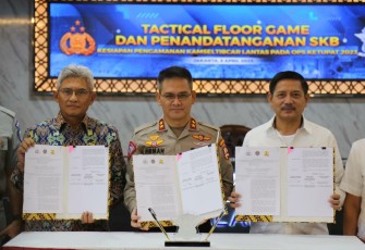  Keputusan Bersama Nomor: KP-DRJD 2616 Tahun 2023, SKB/48/IV/2023, 05/PKS/Db/2023 Tentang Pengaturan Lalu Lintas Jalan Serta Penyeberangan Selama Masa Arus Mudik dan Arus Balik Angkutan Lebaran Tahun 2023/1444 Hijriah.