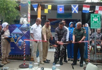Danlanal Semarang saat Resmikan Kampung Bahari Nusantara di Desa Tambak Lorok 