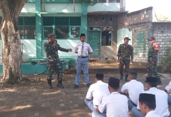 Koramil Lasem Sambangi SMK Nu Lasem